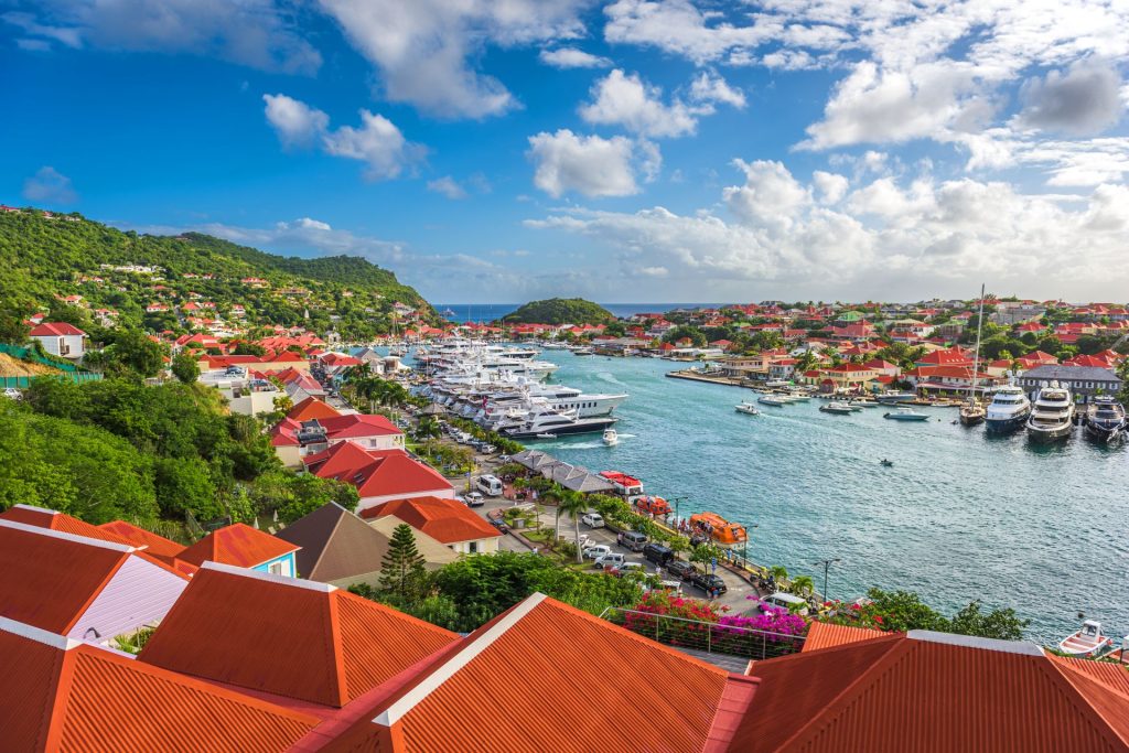 Gustavia marina, St Barts